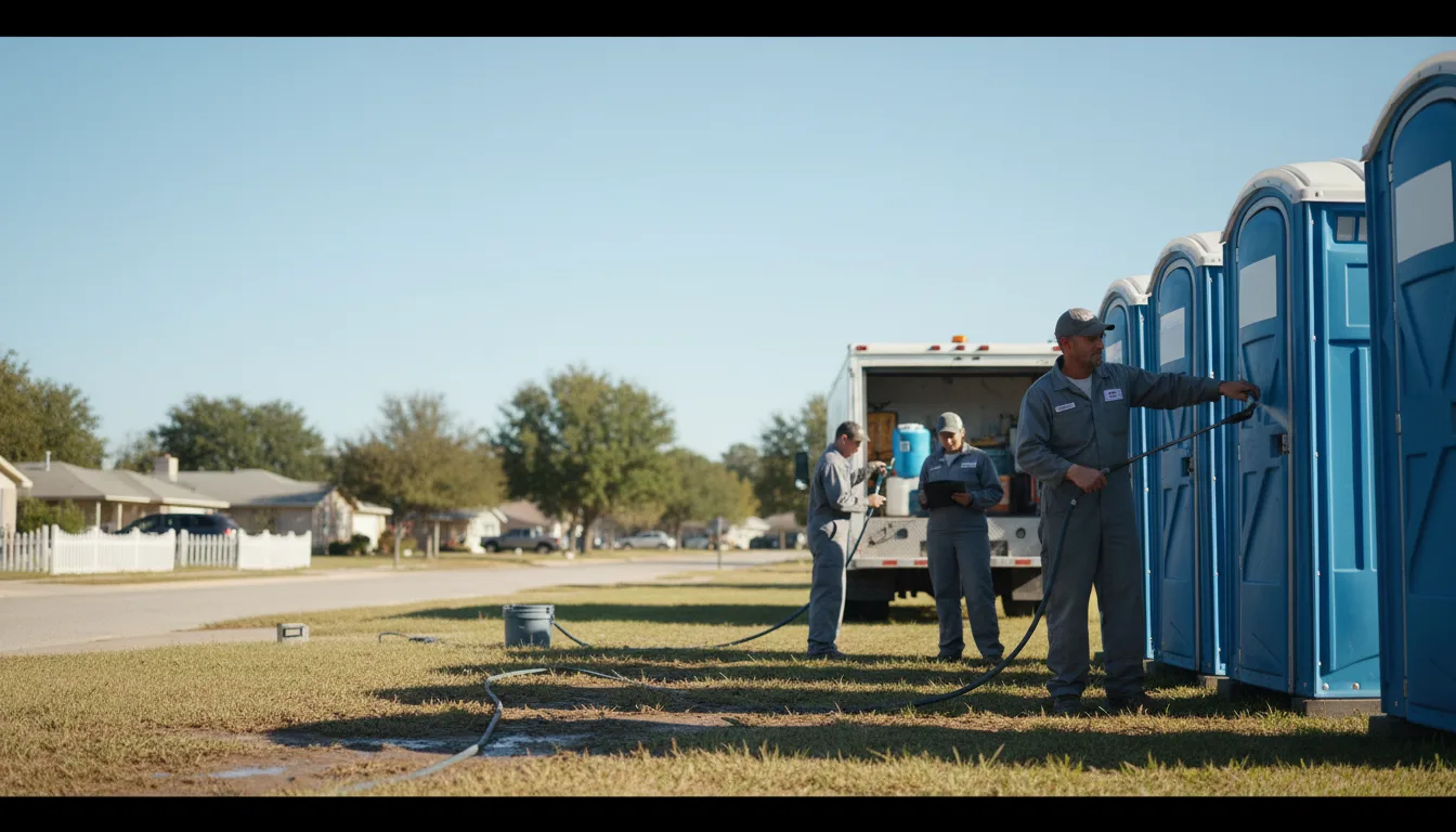 Long-Term Portable Toilet Rental in Loraine, TX near me